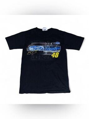 Chase Authentics NASCAR Jimmie Johnson Black Graphic Tee Size S